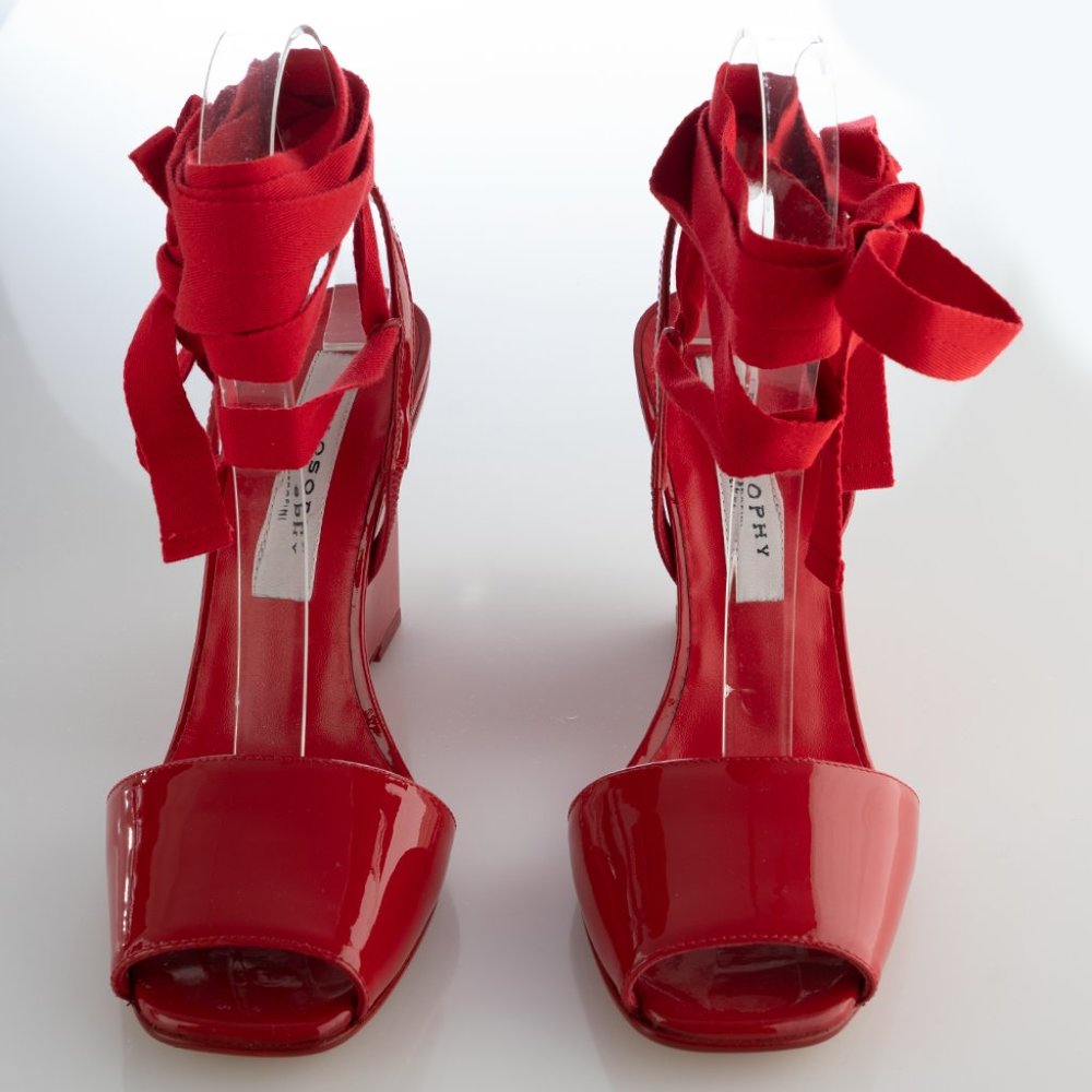 Nib Philosophy Di Lorenzo Serafini Wrap Sandal In… - image 3